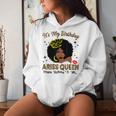 It's My Birthday Aries Queen African American Women Women Hoodie Gifts for Her