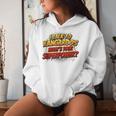 Kangaroo Dad Mom Talk Superpower Kangaroo Women Hoodie Gifts for Her