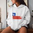 My Mom Is Chilean Nothing Scares Me Vintage Chilean Flag Women Hoodie Gifts for Her