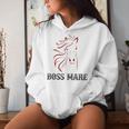 Horse Boss Mare Chesnut Women Hoodie Gifts for Her