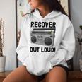 Recover Out Loud Vintage Style Tape Recorder Women Hoodie Gifts for Her