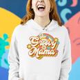 Retro Groovy Mama Family Birthday 60S 70S Hippie Costume Women Hoodie Gifts for Her