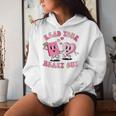 Retro Read Your Heart Out Valentine's Day Teacher Book Lover Women Hoodie Gifts for Her