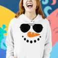 Snowman Face Family Christmas Matching Costume Kid Women Hoodie Gifts for Her