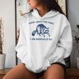 Sorry About The Vibes I Am Mentally Ill Sarcastic Women Hoodie Gifts for Her