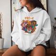 Train Pre-K Superheroes Back To School Teacher Women Hoodie Gifts for Her