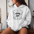 Transgender Pride Joy Floral Trans Pride Month Women Hoodie Gifts for Her