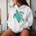 In A World Full Of Grandmas Be A Nana Sea Turtle Women Hoodie Gifts for Her