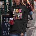 100 Days Of School Coffee Lover 100Th Day Of School Teacher Women Hoodie Unique Gifts