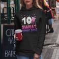 10Th Birthday 10 Yrs Old Girl Bubble Boba Tea Anime Women Hoodie Unique Gifts