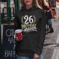 26 Años 26 Cumpleaños Birthday Queen 26 Sudadera con capucha para mujer Regalos divertidos