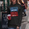 4Th July United We Stand Drunk We Fall Beer & Bbq Women Hoodie Unique Gifts
