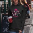I Am 59 Plus 1 Middle Finger Pink Crown 60Th Birthday Women Hoodie Unique Gifts