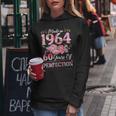 60 Year Old Made In 1964 Birthday Floral 60Th Birthday Women Women Hoodie Funny Gifts