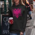 Albania Eagle Pink Flag Women's Children's Albania Kapuzenpullover für Damen Lustige Geschenke