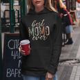 Best Momo Ever Leopard Print Mother's Day Women Hoodie Funny Gifts