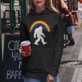 Bigfoot Graffiti Rainbow Sasquatch Tagger Women Hoodie Unique Gifts