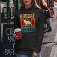 Bobcat Dad Like A Regular Dad But Cooler Cool Father's Day Women Hoodie Unique Gifts