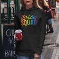 Bride Squad Lgbt Rainbow Flag Lgbt Pride Ally Bachelorette Women Hoodie Unique Gifts