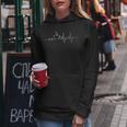 Coffee Cup Heartbeat Flatline Coffee Lover Women Hoodie Unique Gifts