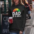 Dad Of 4 Girls From Daughter On Father's Day Women Hoodie Unique Gifts