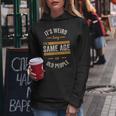 Dad Birthday Weird Being Same Age As Old People Women Hoodie Unique Gifts