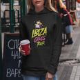 Damen Ibiza Girls Tour Einhorn Mädels Party Urlaub Lustig Kapuzenpullover für Damen Lustige Geschenke