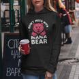 Damen Lustiger Muttertag Für Damen Don't Mess With Mama Bear Mit-Ausschnitt Kapuzenpullover für Damen Lustige Geschenke