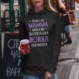Día De La Madre Y La Abuela Italiana Festa Mamma E Nonna Cuello Sudadera con capucha para mujer Regalos divertidos