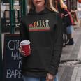 Divertidoiolín Evolution Of Manintage Retro Sudadera con capucha para mujer Regalos divertidos