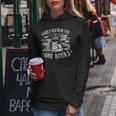 Easily Distracted By Cats And Books Cat Girls Women Hoodie Unique Gifts