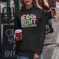 Egg Hunt Supervisor Retro Egg Hunting Party Mom Dad Easter Women Hoodie Unique Gifts