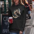 Equestrian Horse Portrait Western Horseback Riding For Girls Women Hoodie Unique Gifts