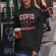 Faux Sequin Cupid University Happy Valentine’S Day Boy Girl Women Hoodie Unique Gifts