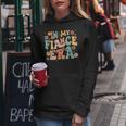 In My Fiance Era Retro Vintage Groovy Fiance Engagement Women Hoodie Unique Gifts