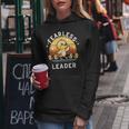 Fearless Leader Duck Ironic Duck Lovers Motivational Women Hoodie Unique Gifts