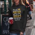 Proud Sister Of A Class Of 2024 8Th Grade Graduate Women Hoodie Unique Gifts