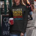 Tacos And Tequila Mexican Food Drinking Lover Women Hoodie Funny Gifts