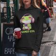 Gamer Girl Frog Gaming Kawaii Anime Gamer Frog Girls Women Women Hoodie Unique Gifts