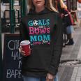 Gender Reveal Goals Or Bows Mom Loves You Soccer Women Hoodie Unique Gifts