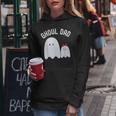 Ghoul Dadatertag Papaon Mädchenater Tochter Ghost Kapuzenpullover für Damen Lustige Geschenke