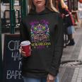 Girls Trip New Orleans 2024 Girl Mardi Gras Mask Beads Women Hoodie Funny Gifts