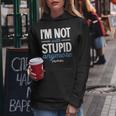 I'm Not With Stupid Anymore Ex-Wife Ex-Husband Divorced Women Hoodie Funny Gifts