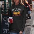 Kawaii Hotdog Lover Just A Girl Who Loves Hot Dogs Women Hoodie Unique Gifts
