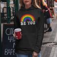 Lgbtq Be You Gay Pride Lgbt Ally Rainbow Flag Transgender Women Hoodie Unique Gifts