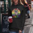 Lgbtq Swedish Vallhund Dog Rainbow Love Gay Pride Women Hoodie Unique Gifts