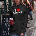 I Love Asian I Heart Asians Women Hoodie Unique Gifts