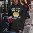 Macaronie & Cheese Girl Who Loves Mac & Cheese Women Hoodie Unique Gifts