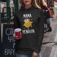 Mama Penguin Kapuzenpullover für Damen Lustige Geschenke