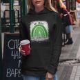 In May We Wear Green Mental Health Awareness Month Rainbow Women Hoodie Funny Gifts
